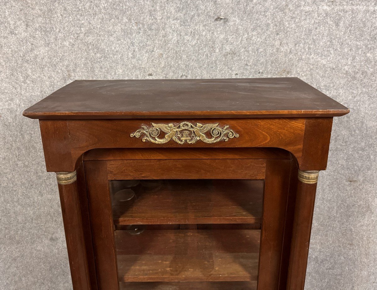 Empire Mahogany Display Cabinet -photo-5