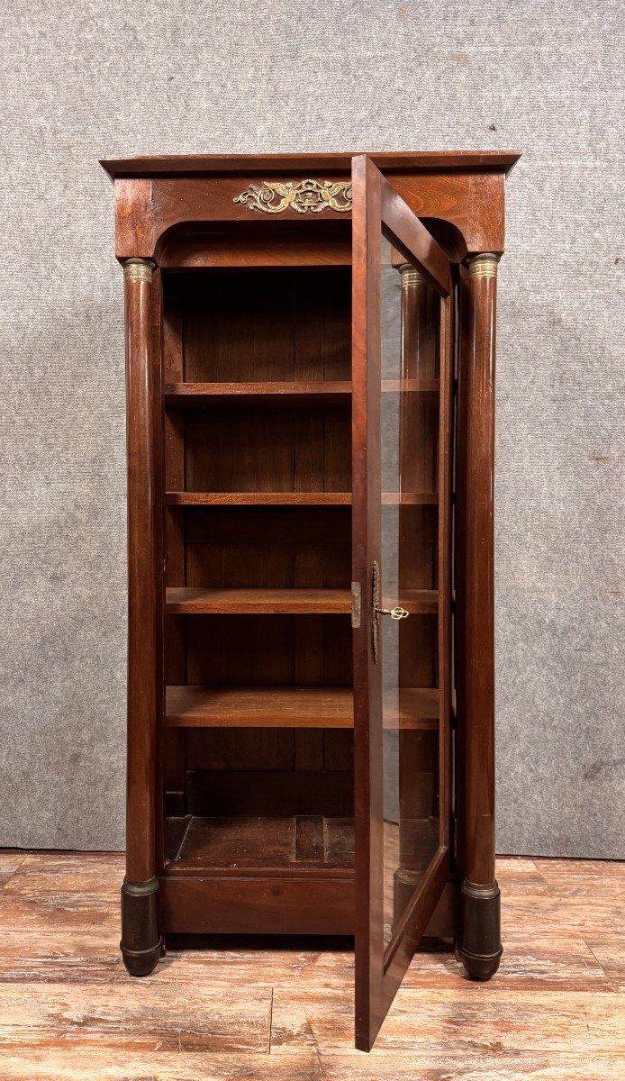 Empire Mahogany Display Cabinet -photo-6