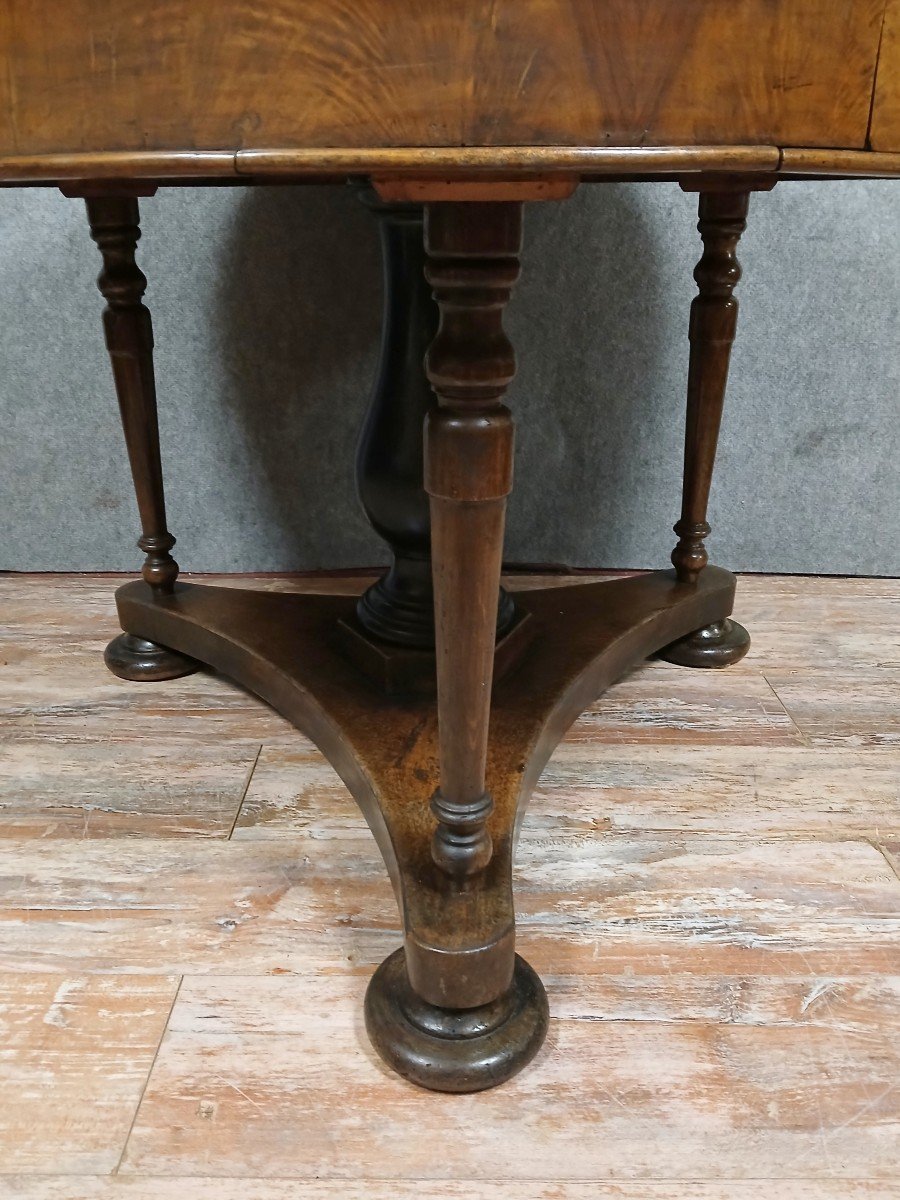 Italian Empire Period Mahogany Gueridon Table-photo-2