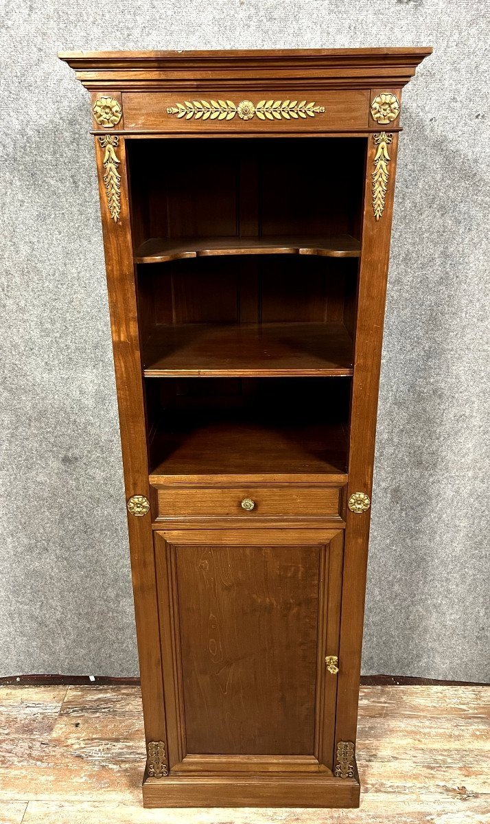 Empire Style Bibus Bookcase In Mahogany -photo-3