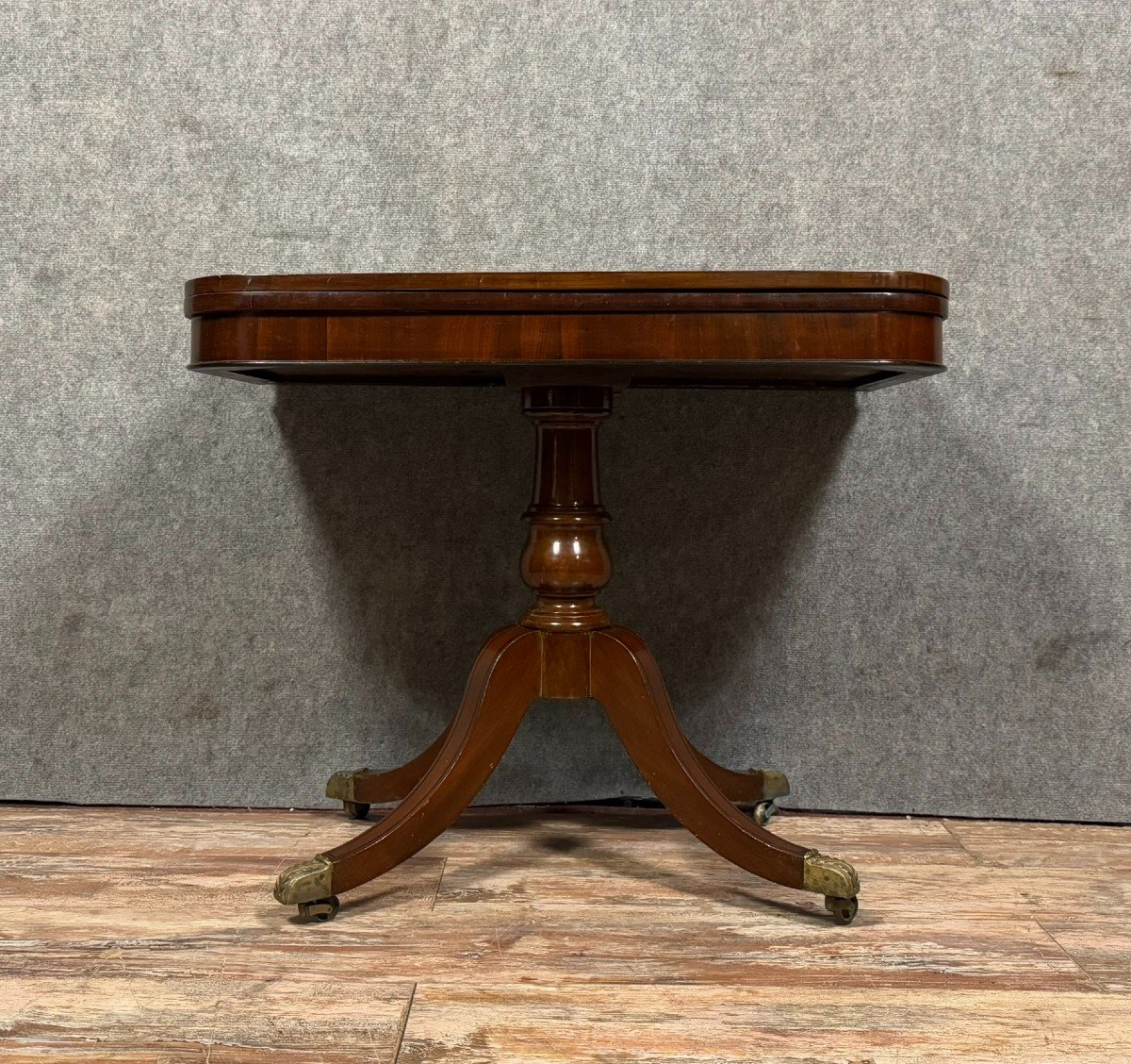 Empire Style Mahogany Games Table Circa 1850