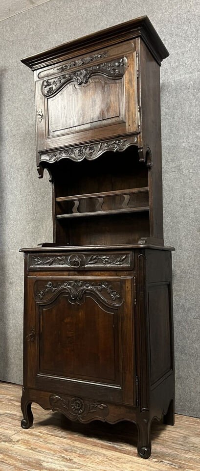 Buffet Cabinet Provençal De Style Louis XV En Chêne Vers 1850-photo-2