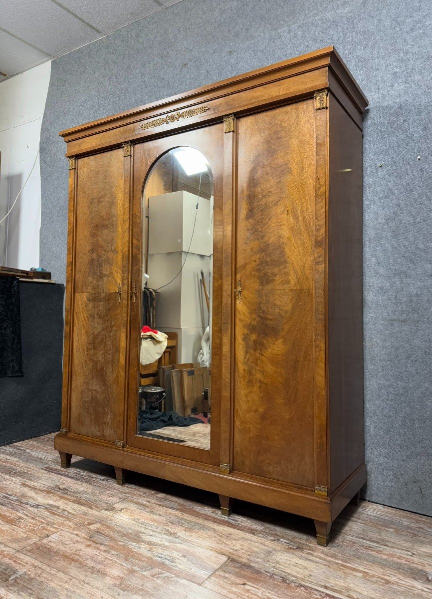 Empire Style Mahogany Pantaloons Cabinet Circa 1920-photo-1