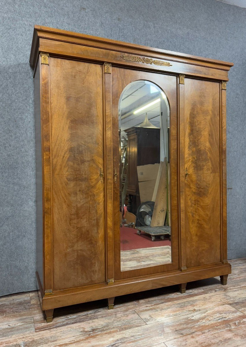 Empire Style Mahogany Pantaloons Cabinet Circa 1920-photo-2