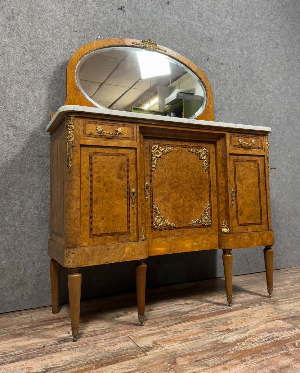 Louis XVI Style Marquetry Buffet Circa 1880-photo-1