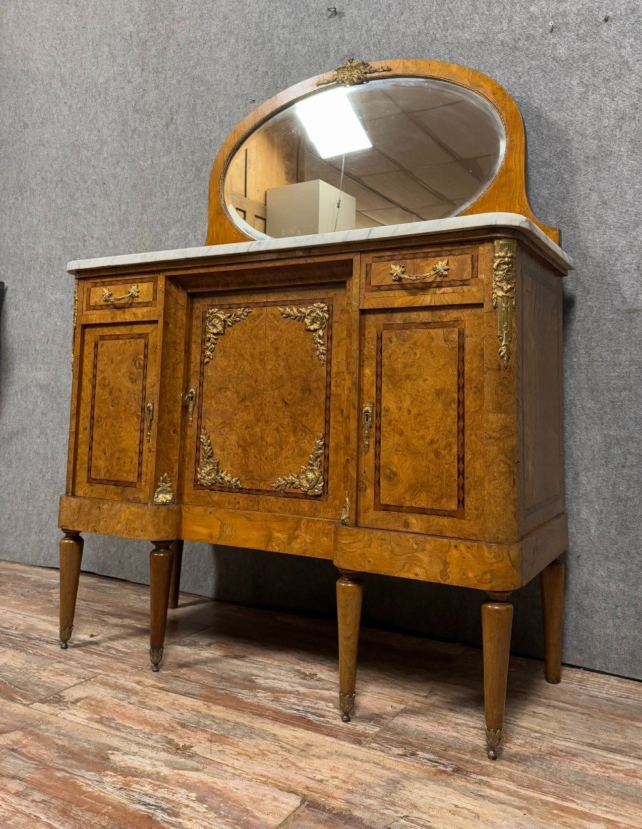 Louis XVI Style Marquetry Buffet Circa 1880-photo-2