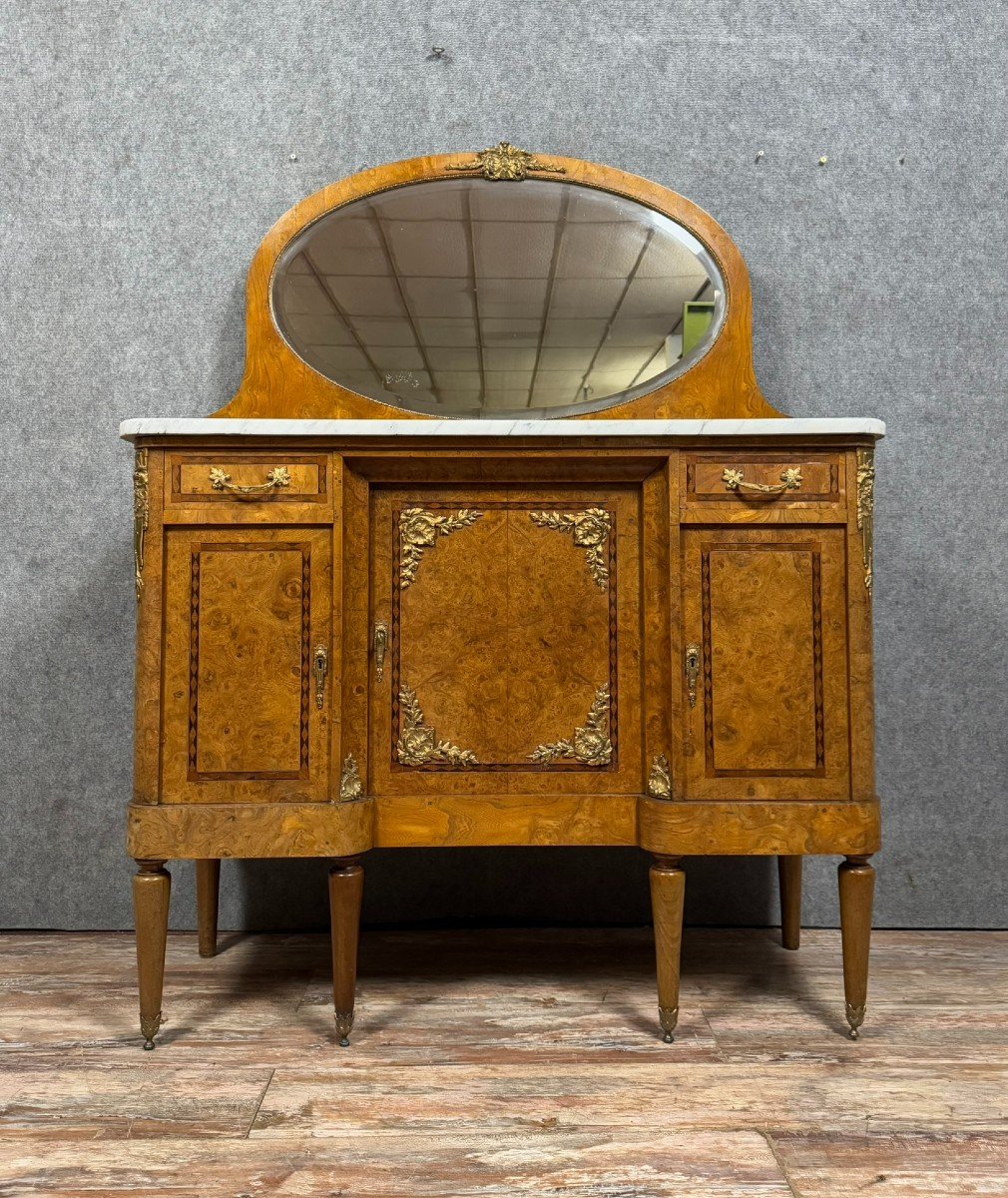 Louis XVI Style Marquetry Buffet Circa 1880