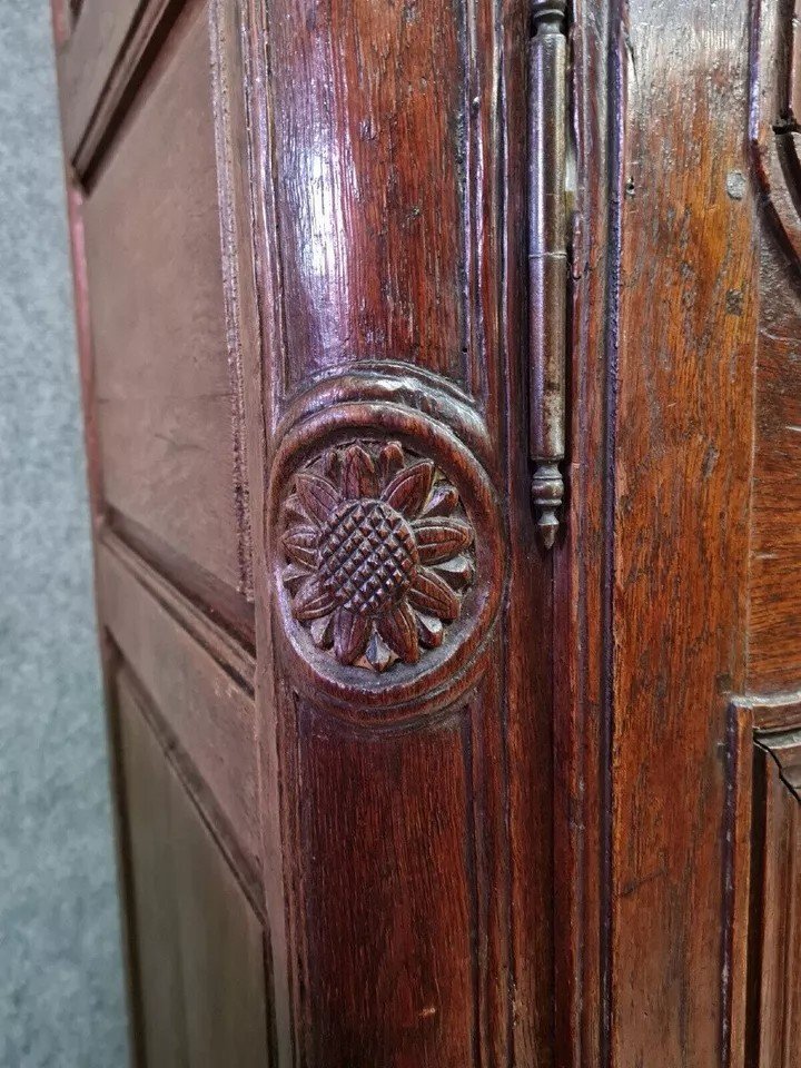 Armoire De Valet époque Louis XV En Chêne Massif Circa 1750-photo-2