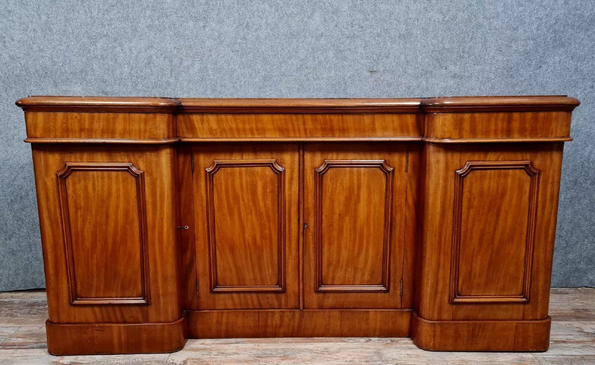 Napoleon III Period Sideboard In Blond Mahogany Circa 1850