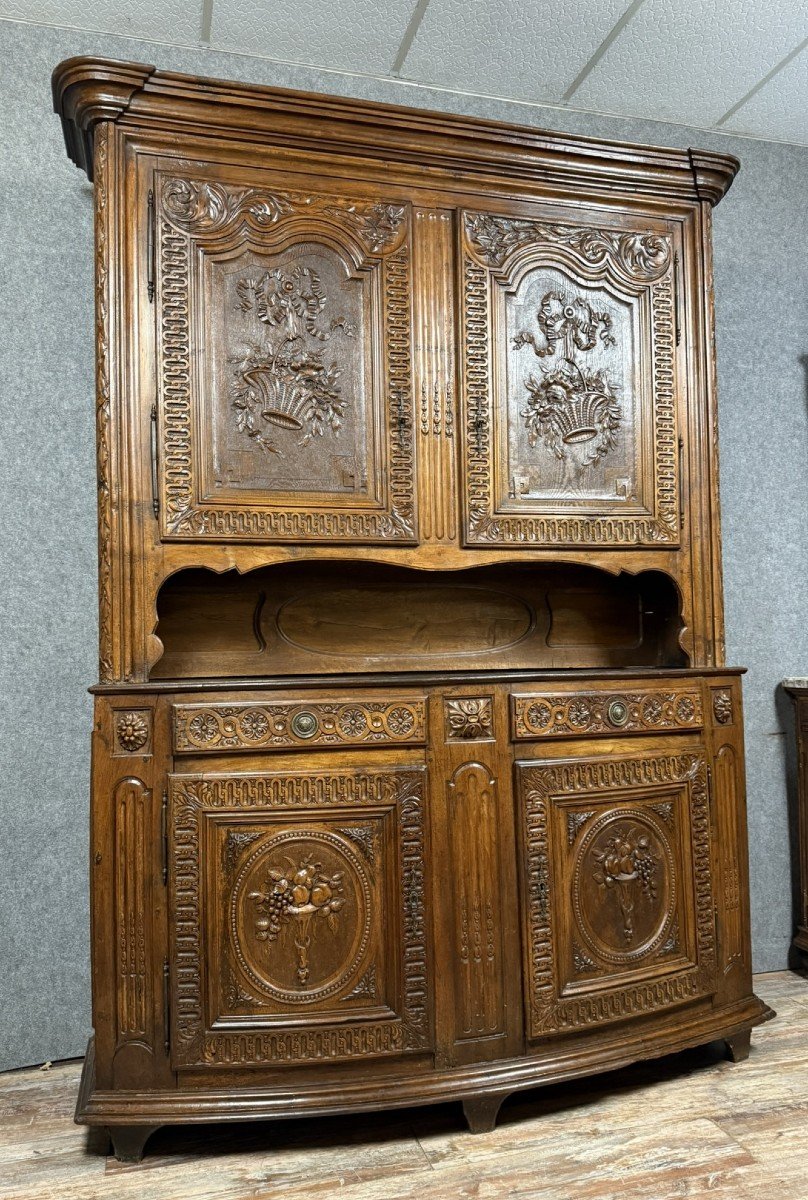 17th Century Alsatian Buffet In Walnut -photo-2