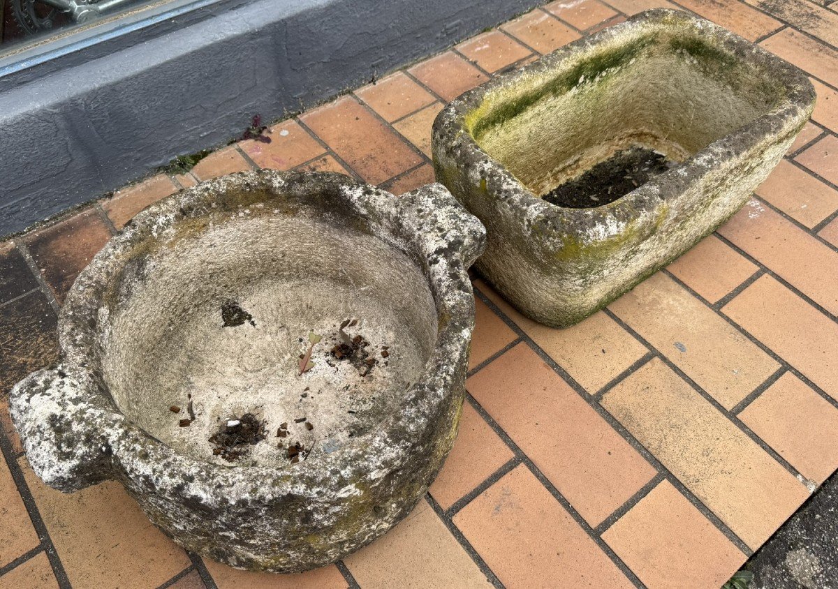 Two Stone Troughs / Planters -photo-2