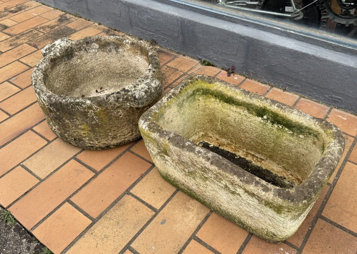 Two Stone Troughs / Planters -photo-3