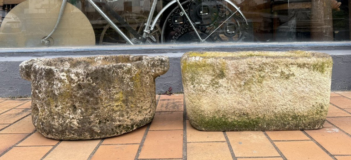 Two Stone Troughs / Planters 