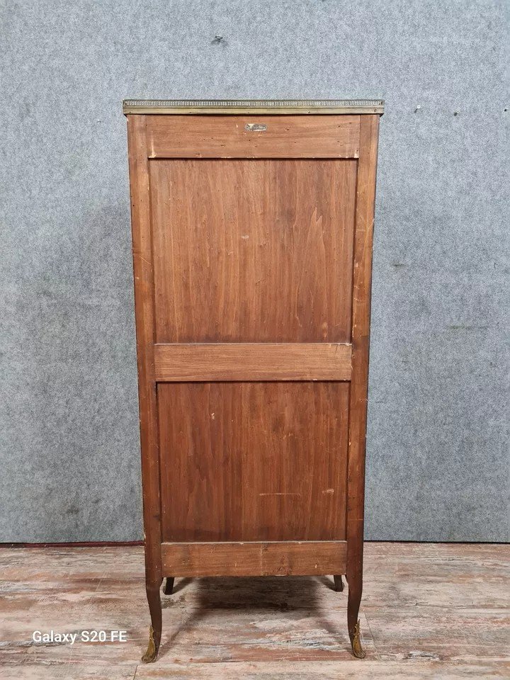 Louis XV Style Display Cabinet Stamped In Mahogany And Martin Varnish Circa 1860-1880-photo-7