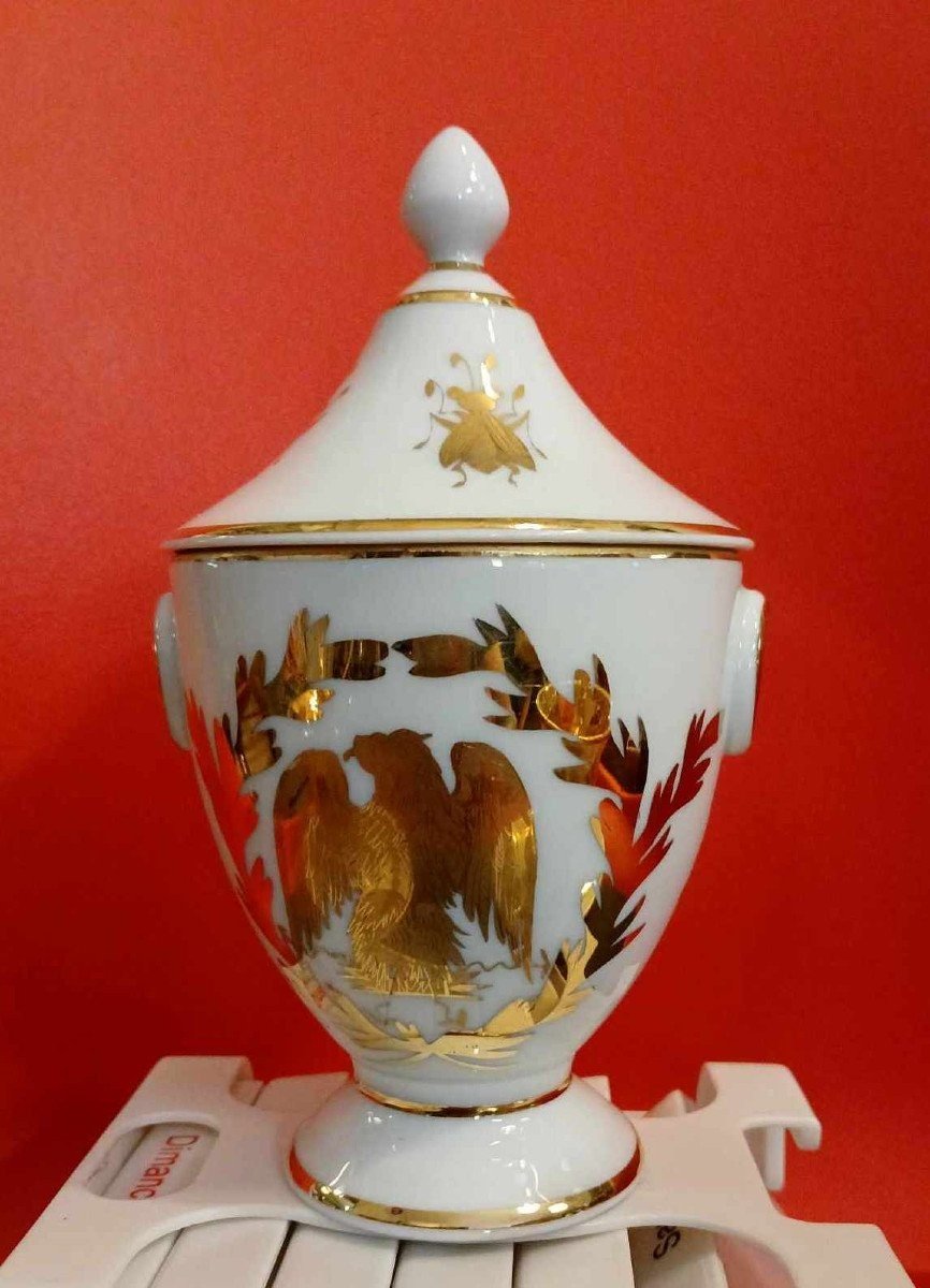 Porcelaine De Limoges : Set Tête A Tête époque Empire (6 Pièces ) -photo-4