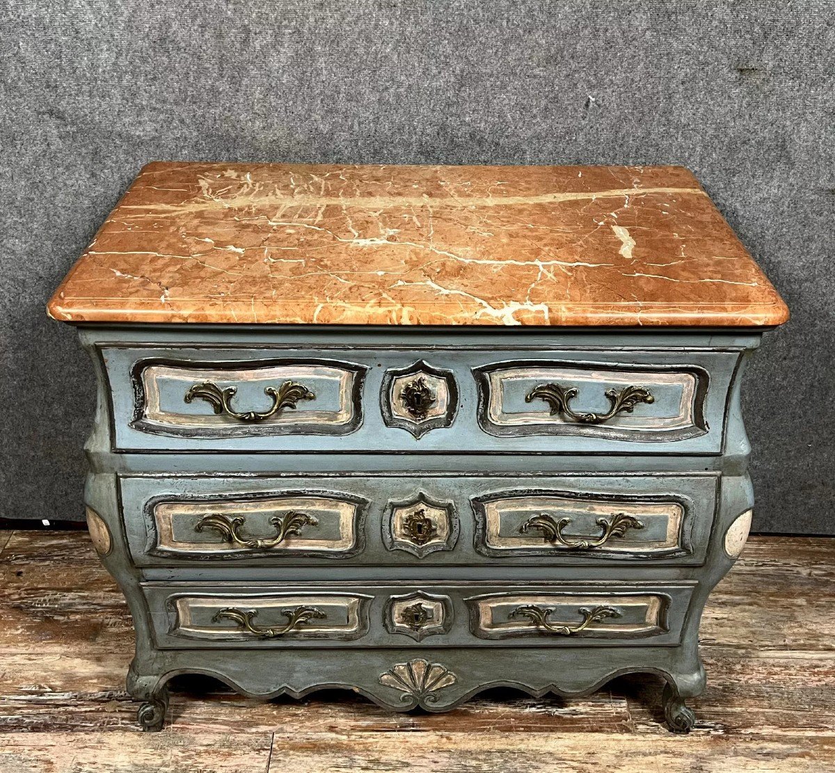 Louis XV Tomb Commode Fully Curved 