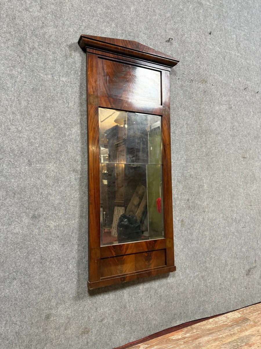 Empire Consulate Mahogany Mirror, 19th Century-photo-1