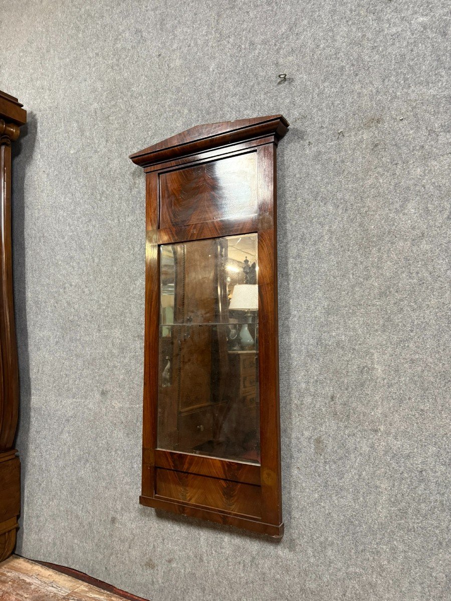 Empire Consulate Mahogany Mirror, 19th Century-photo-2