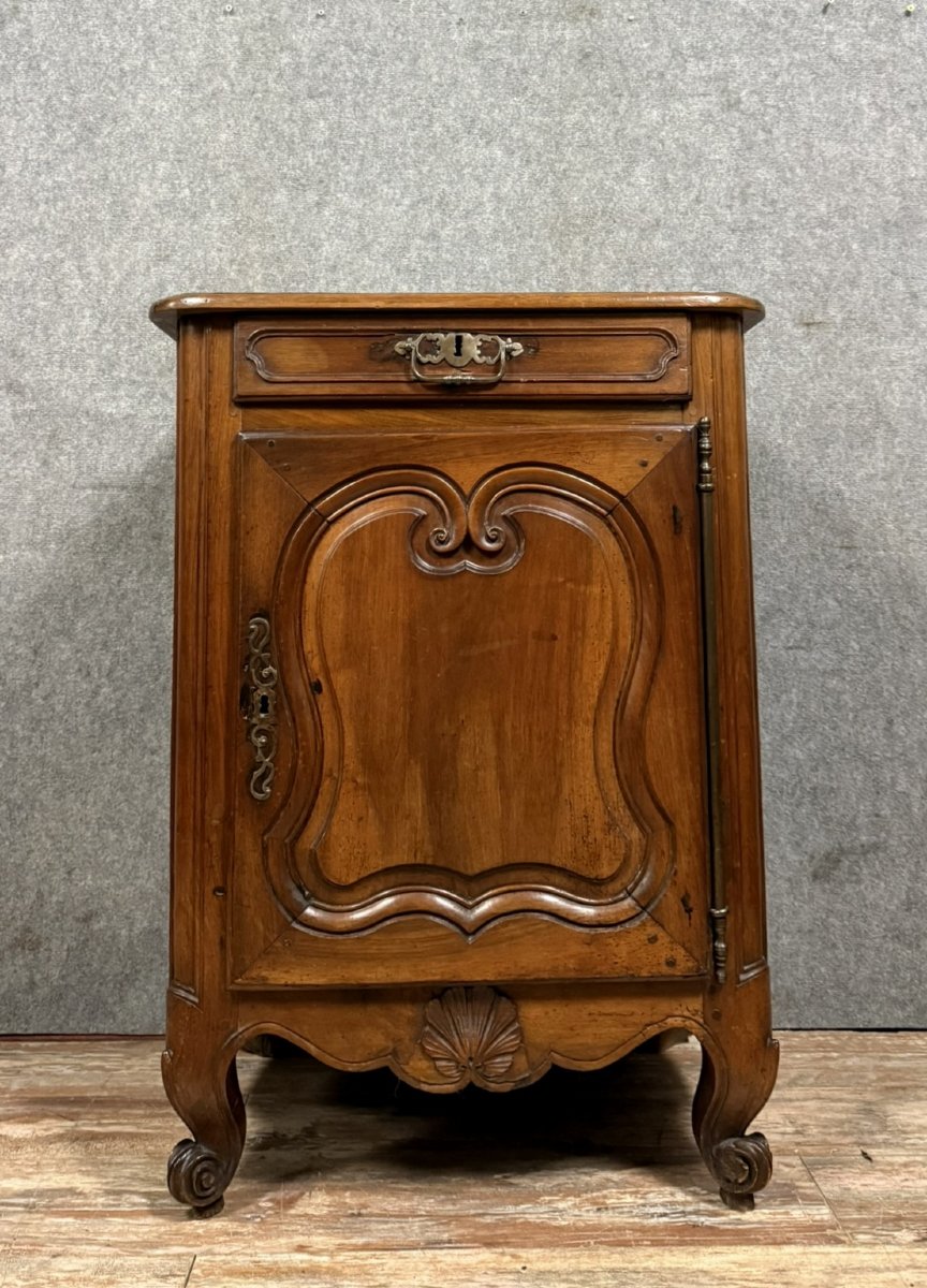 Louis XV Provençal Jam Buffet In Solid Walnut  -photo-2