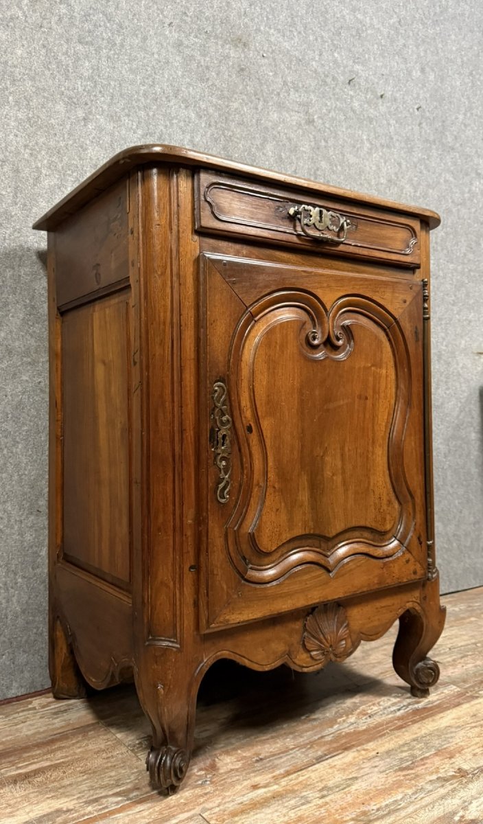 Louis XV Provençal Jam Buffet In Solid Walnut  -photo-3