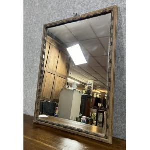 Old Napoleon III Woodwork Mirror 