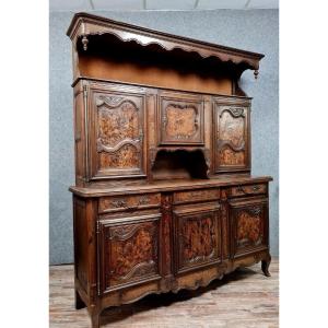 Important Bressan Double Body Buffet In Walnut And Burl 