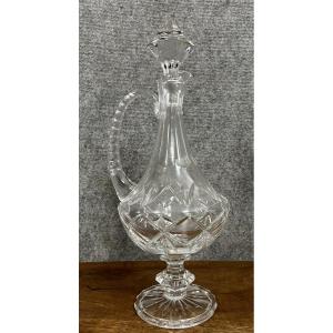 Cristal De Lorraine: Carafe With Diamond Tips