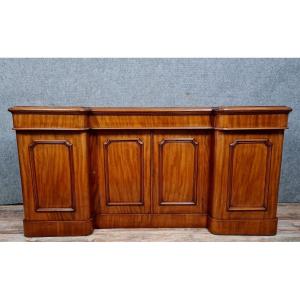 Napoleon III Period Sideboard In Blond Mahogany 