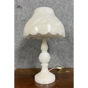 Very Large Alabaster Lamp