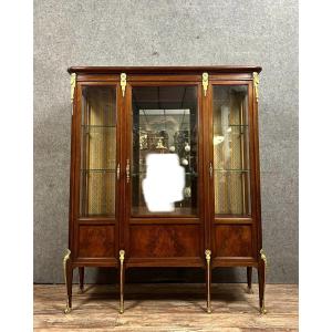 Louis XV Style Bookcase In Mahogany 