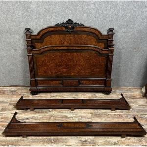 Parisian Work From Faubourg Napoleon III Period For This Stamped Center Bed 