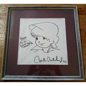 Mick Micheyl (1922-2019): Signed Drawing 