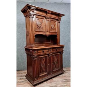 Renaissance Style Walnut Buffet 