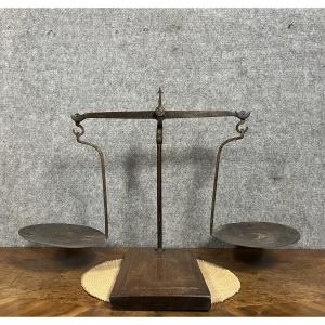 Large Wrought Iron Counter Scale