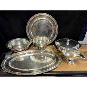 Tableware / Silver Metal / Shaped Pieces (o) 