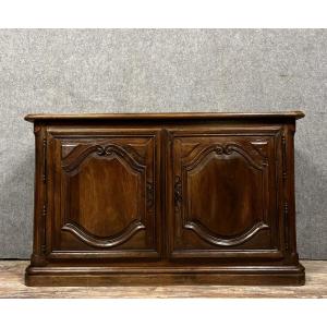 Louis XIV Period Hunting Lodge Buffet In Solid Walnut 