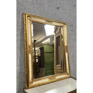 Lacquered And Gilded Mirror 