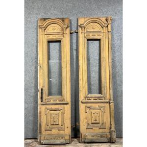 From A Beautiful Lyonnaise Residence: Pair Of Renaissance Style Doors