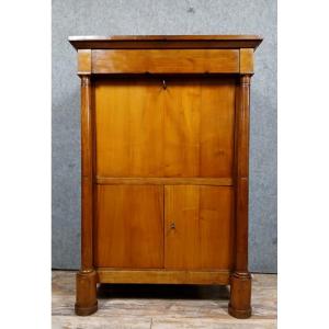 Empire Period Secretary In Cherry Wood