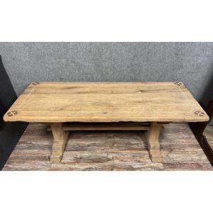  Table A Manger En Bois Massif Et Marqueterie 