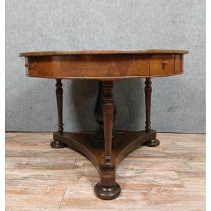 Italian Empire Period Mahogany Gueridon Table