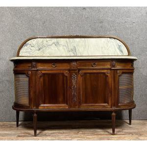 Buffet En Enfilade De Forme Demi Lune St Louis XVI Estampillé Krieger 