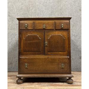 Oak Smoking Cabinet Or Pipe Cabinet 