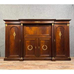 Buffet En Cabinet Style Empire En Acajou Vers 1920-1940