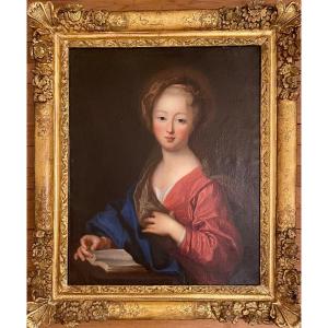 Portrait Of A Young Girl Reading