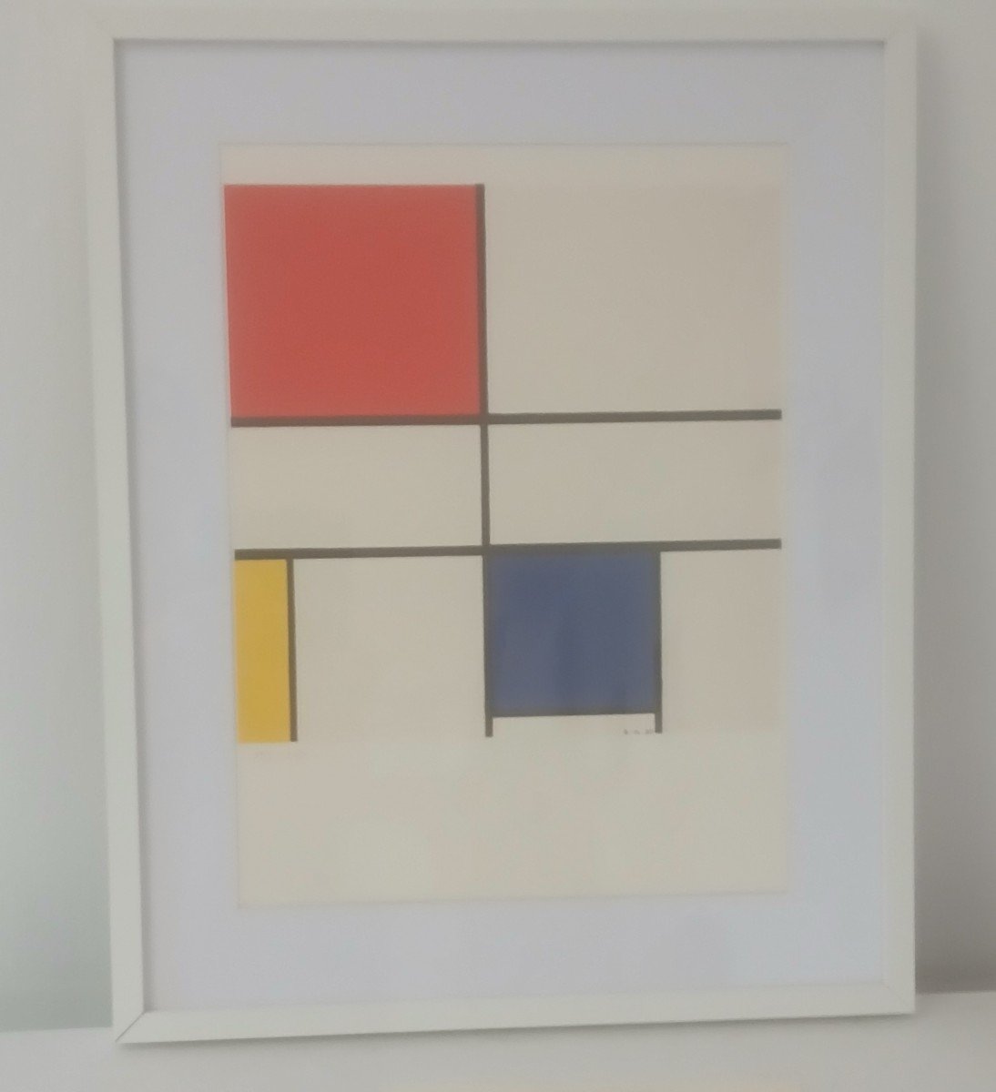 Lithograph By Piet Mondrian (1872-1944), Number 182/250 With Certificate Of Authenticity -photo-4