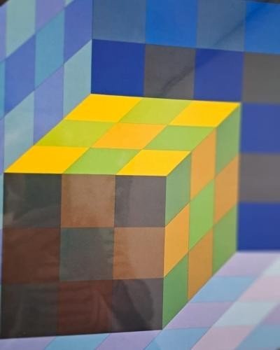 Heliogravure Victor Vasarely (after)-photo-2