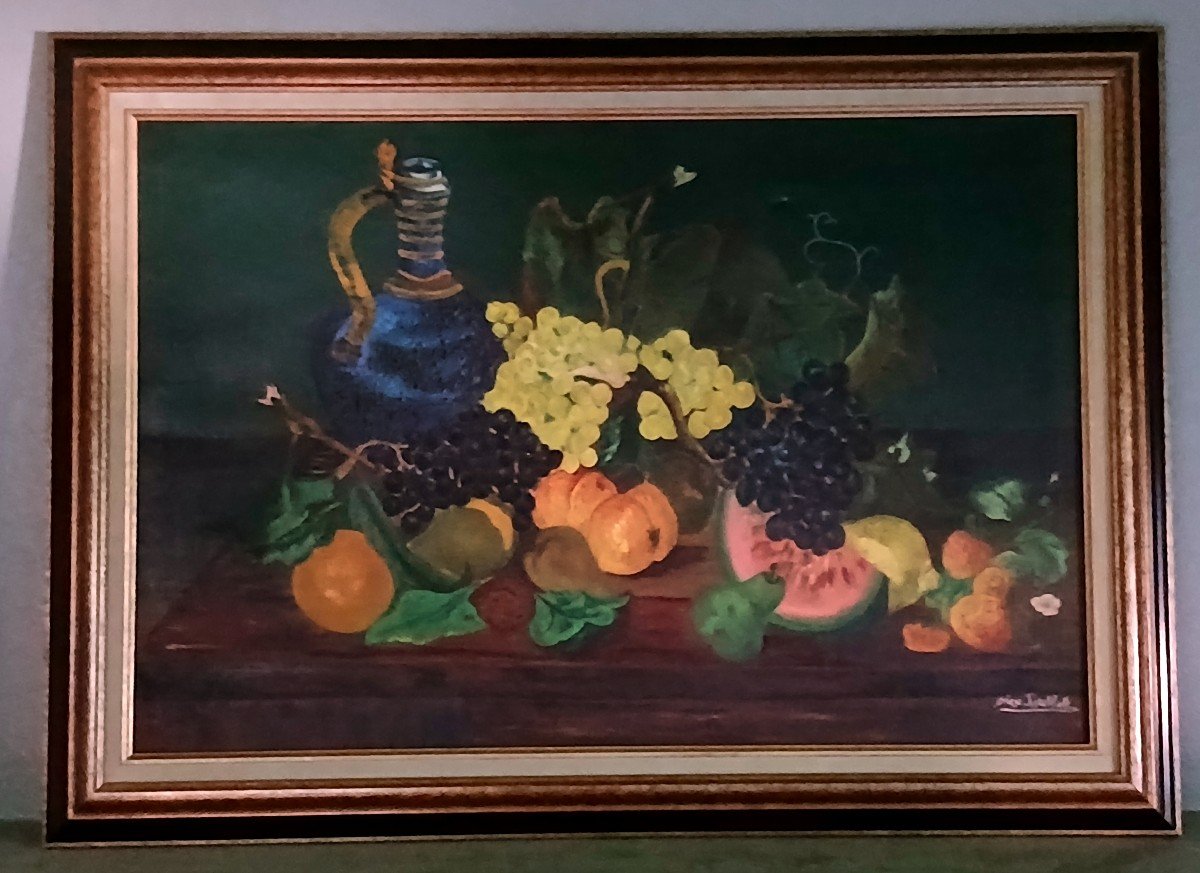 Nature morte aux fruits, XXème 