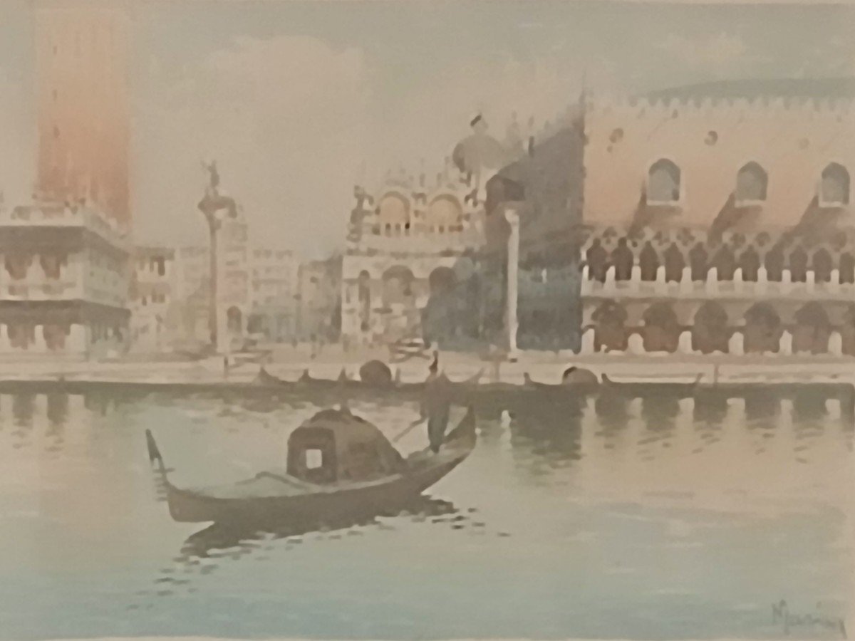 Vue Au Cœur De Venise 