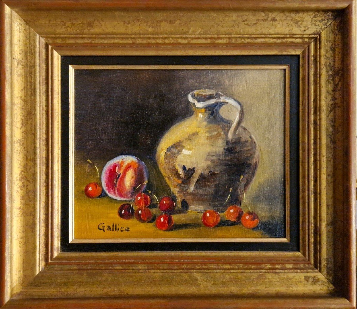 Nature Morte Aux Fruits-école Du XXème 